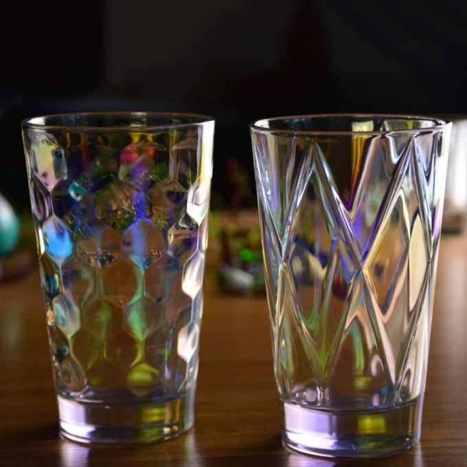 Iridescent Tumbler Drinking Glasses For Bar