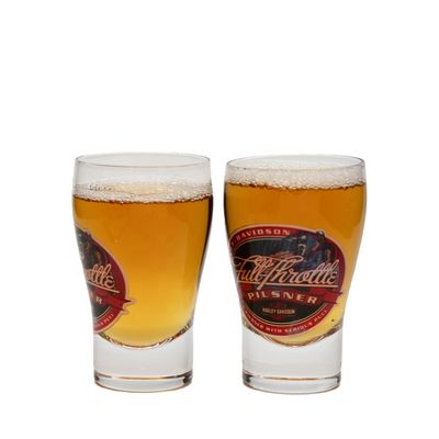 Handmade 5oz Craft Beer Tasting Kit , Craft Beer Glasses Set With Wooden Paddle
