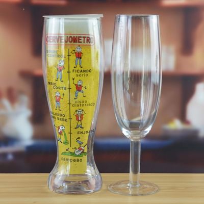 Decorative 55oz SGS Certificate Craft Beer Glasses