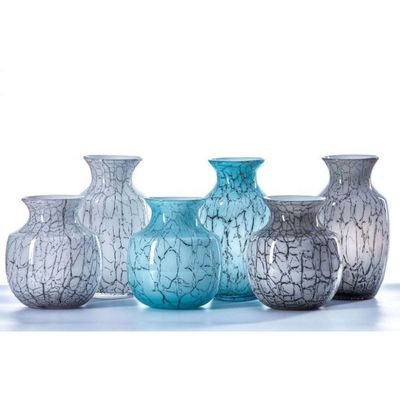 Marble Stripes Large Glass Vase Centerpieces