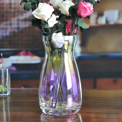 Rainbow Decorative Glass Vase