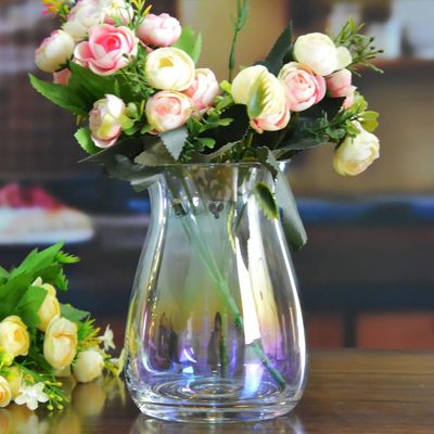 Rainbow Decorative Glass Vase