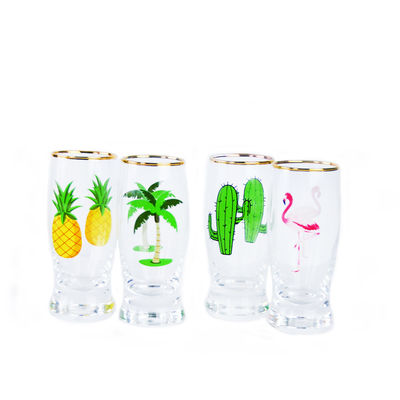 Color Decal Printed Unique Shot Glasses