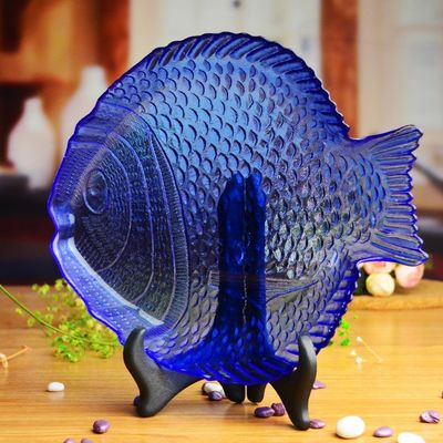 Fish Shaped Solid Color Charger Plates For Fruit