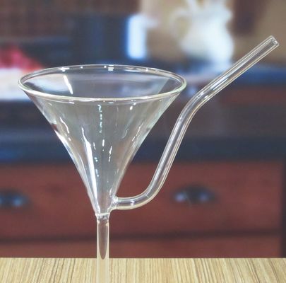 Borosilicate Vintage Cocktail Glasses With Straw