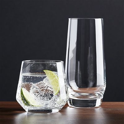 Stemless 20 Ounce Glass Tumbler For Ice Tea