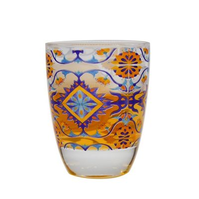 Heavy Duty Tumbler Drinking Glasses With Decorated Pattern