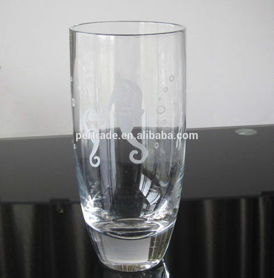 Heavy Duty Tumbler Drinking Glasses With Decorated Pattern