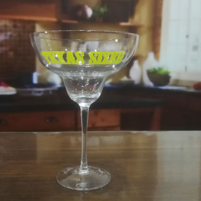 LFGB 850ml Margarita Giant Crystal Cocktail Glasses