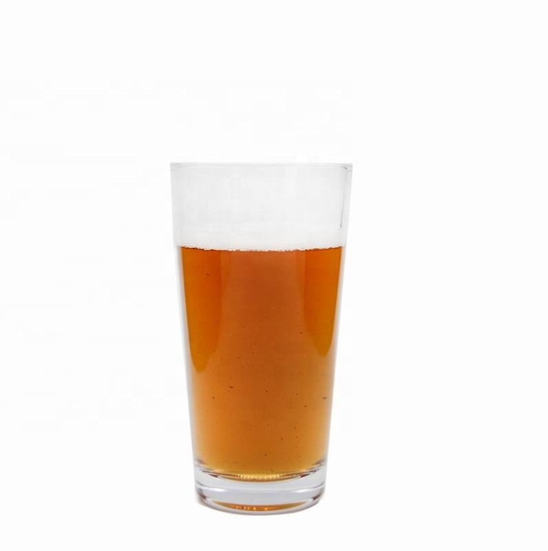 quality Tall Giant 20 Oz Pint Craft Beer Glasses With Color Decal factory