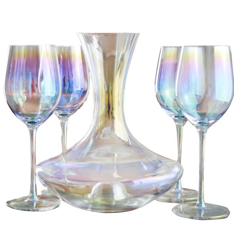 quality Hand Blown Crystal Wine Glass Set factory