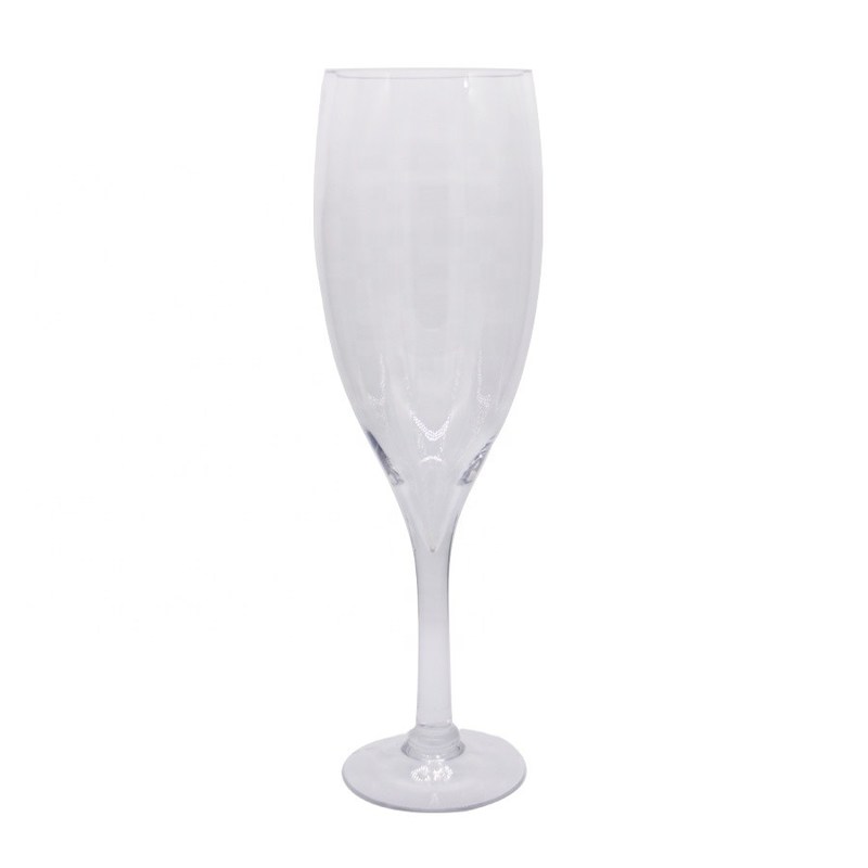 quality Europe Style Long Stem Glass Vase Centerpiece For Party factory