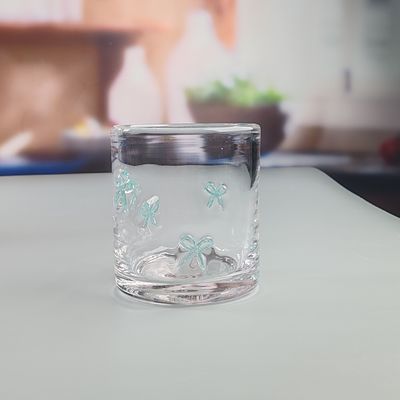 quality 14oz Valentine's Decorative DOF Glass Bowknot Water Tumbler Glasses Mexico Icon Rock Glass Cup for Wedding Party Gift factory