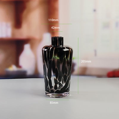 quality Handmade Amber Glass Vase Modern Unique Vase For Table Centerpiece Decorative Flower Vases For Home Office Wedding(S Size) factory