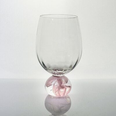 quality High Clarity Pink Cloud Crystal Wine Glass Set Designed For In Restaurants Bars And Wine Tasting Events Offering Superior Presentation factory