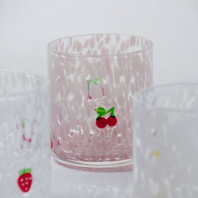 quality Tumbler Drinking Glasses hand crafted with dreamy confetti patterns and fruity designs that bring joy to your table setting factory