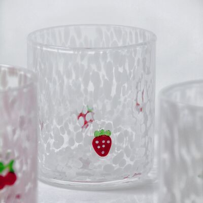 quality Tumbler Drinking Glasses hand crafted with dreamy confetti patterns and fruity designs that bring joy to your table setting factory