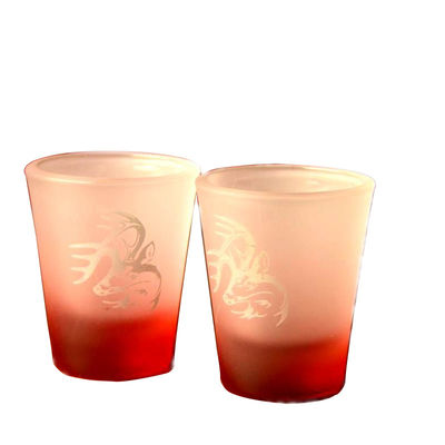 quality 2oz Tinting Color Frozen Matte Unique Shot Glasses factory