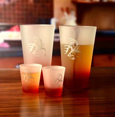 quality 2oz Tinting Color Frozen Matte Unique Shot Glasses factory
