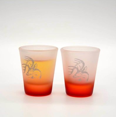 quality 2oz Tinting Color Frozen Matte Unique Shot Glasses factory