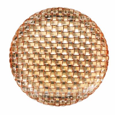 quality Glass Charger Platesm For Wedding factory