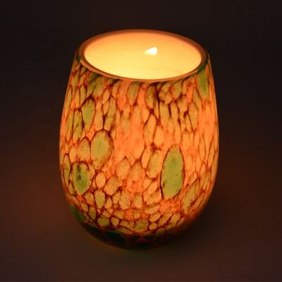 quality Turquoise Solid Color Votive Glass Candle Holders factory