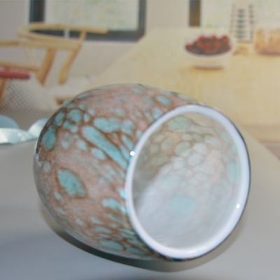 quality Turquoise Solid Color Votive Glass Candle Holders factory