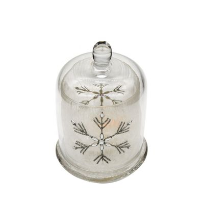 quality Frost Glass Candle Holders , Glass Cylinder Candle Holders For Holiday Decoration factory