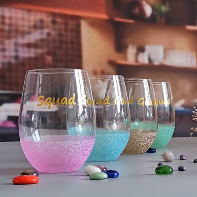 quality LFGB 450ml Wine Glass , Crystal Wine Glass For Anuversery Party factory