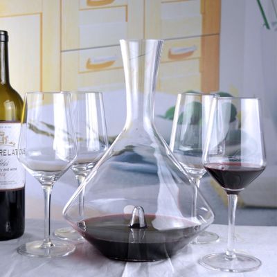 quality Hand Blown Crystal Wine Glass Set factory
