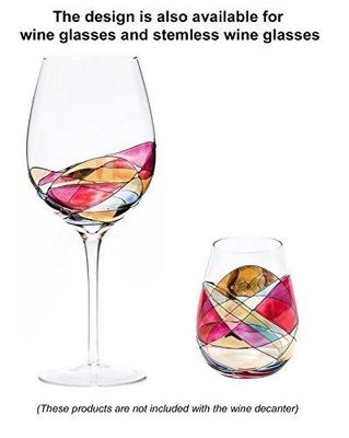 quality Handpainted Stemless Golden Luster Crystal Wine Glass , Engraved Crystal Glasses factory