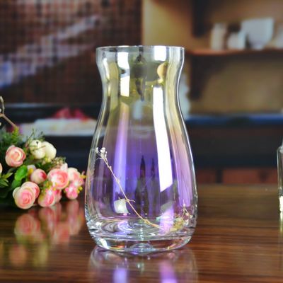 quality Rainbow Decorative Glass Vase factory