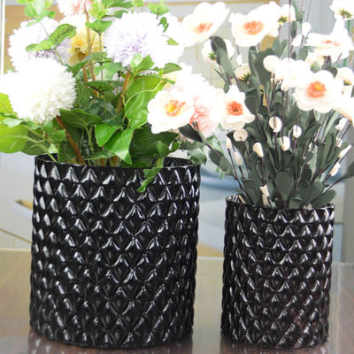 quality Emobossed Decorative Glass Vase factory