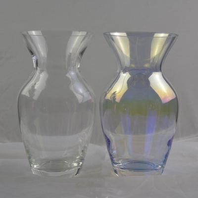 quality Customize Irridescent Decorative Glass Vase For Home factory