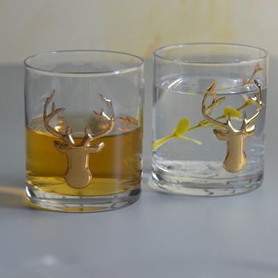 quality Decorative Round Personalised Whisky Glass For Christmas factory