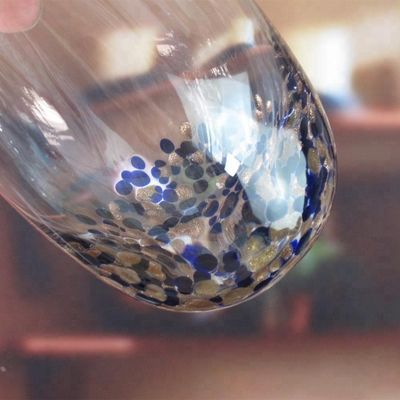 quality Gold Stone Bottom Glass SGS 300ml Handmade Whiskey Glass factory