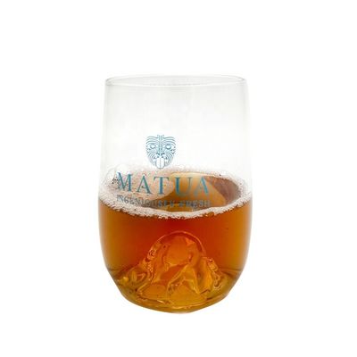 quality 14 Oz Whiskey Glasses With Creative Ice Montain Bottom factory