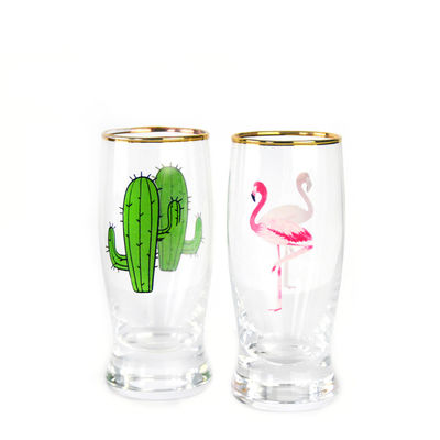 quality Color Decal Printed Unique Shot Glasses factory