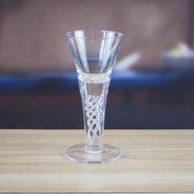 quality Handmade Decorative Twisted DNA Stem Custom Shot Glasses factory