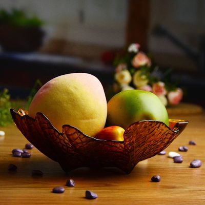 quality Maple Leaf Unique Decorative Charger Plates For Snack factory