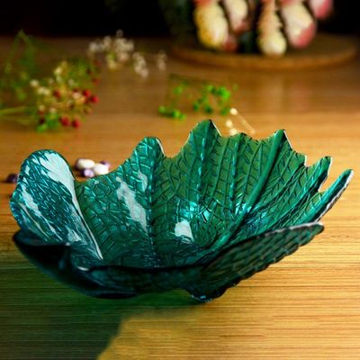 quality Maple Leaf Unique Decorative Charger Plates For Snack factory
