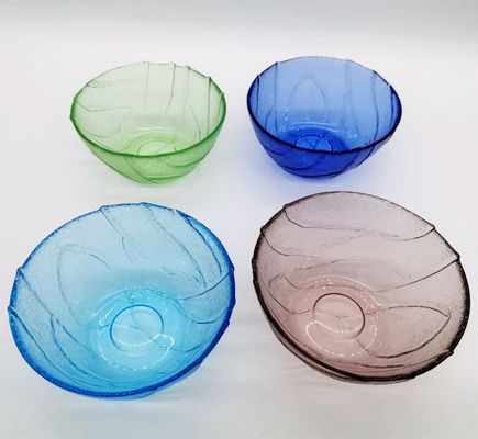 quality Multi Color Handmade Glass Fruit Bowl For Kitchen factory