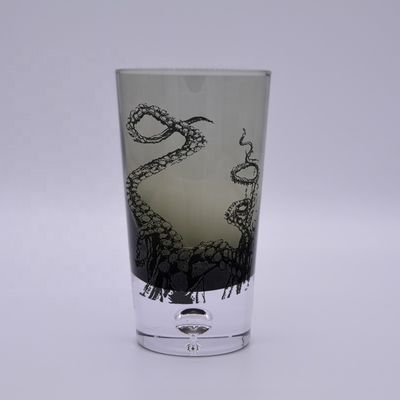 quality Grey Color Air Bubble Bottom Unique Cocktail Glasses . Bohemian Drinking Glasses factory
