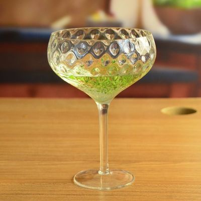 quality Optical Pineapple Shape Giant Crystal Cocktail Glasses factory