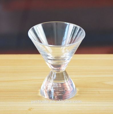 quality 80ml Heavy Duty Cone Stem Vintage Crystal Martini Glasses factory