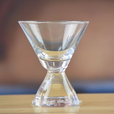 quality 80ml Heavy Duty Cone Stem Vintage Crystal Martini Glasses factory