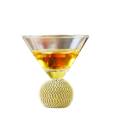 quality Golden Bottom Crystal Cocktail Glasses factory