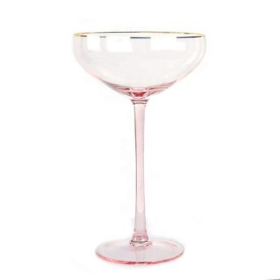 quality Pink Crystal Cocktail Glasses factory