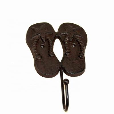 quality Home Decoration Wrought Iron Coat Hooks Cast Iron Crafts factory