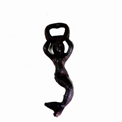 quality Customized Mermaid Cast Iron Wine Bottle Opener For Bar factory